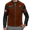 American Riders Loner Rebel Suede Motorcycle Jacket