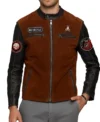 American Riders Loner Rebel Suede Motorcycle Jacket
