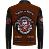 American Riders Loner Rebel Suede Motorcycle Jacket Back Look