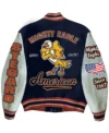Axel Mighty Eagle Varsity Jacket Back