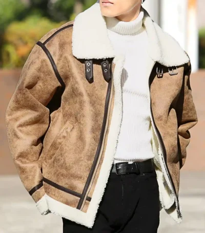 Cargen Fur Lined Flight Style Jacket