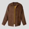 Declan Brown Suede Jacket