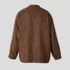 Declan Brown Suede Jacket Back