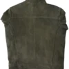Elliot Green Suede Jacket Back