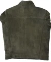 Elliot Green Suede Jacket Back