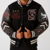 Golden Jaws Shark Varsity Jacket