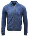 Griffin Blue Suede Jacket