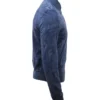 Griffin Blue Suede Jacket Side