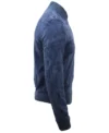 Griffin Blue Suede Jacket Side