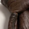 Jurnex Sheepskin Collar Bomber Jacket Closer