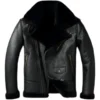 Keldor Shearling Lined Moto Leather Jacket