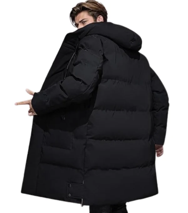 Luther Longline Quilted Puffer Jacket Back
