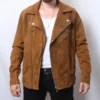 Luther Suede Biker Jacket