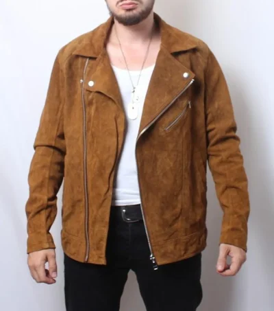 Luther Suede Biker Jacket