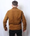 Luther Suede Biker Jacket Back