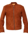 Malcolm Tan Suede Jacket