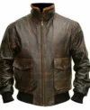 Molvik Distressed Flight Style Jacket