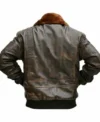 Molvik Distressed Flight Style Jacket Back