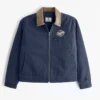 Ragnar Vintage Tiger Bomber Blue Jacket