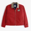 Ragnar Vintage Tiger Bomber Red Jacket