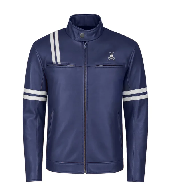Rebel Bunny Cafe Racer Leather Jacket