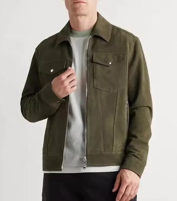 Ryker Vintage Leather Trucker Jacket
