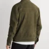 Ryker Vintage Leather Trucker Jacket Back