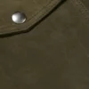Ryker Vintage Leather Trucker Jacket Closer