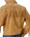 Silas Western Suede Jacket Back