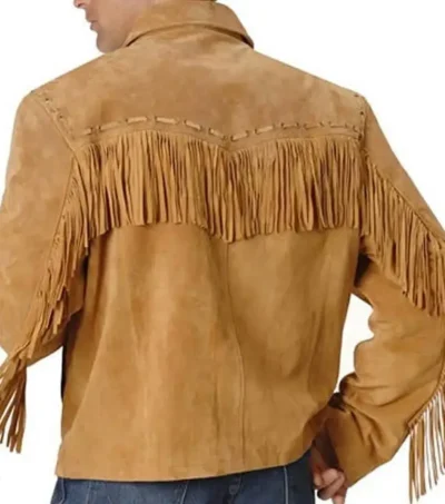 Silas Western Suede Jacket Back