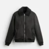 Tobias Black Suede Jacket