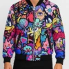 Cartoon Craze Bomber Jacket Front