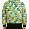 Cute Puppy Party Bomber Jacket Back Look