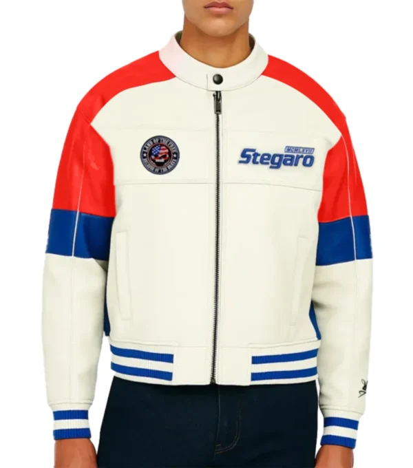 Eagle Ride Bomber Leather Jacket
