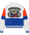 Eagle Ride Bomber Leather Jacket Back