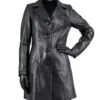 Elena Leather Coats for Women Front