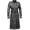 Emily Leather Coat for Women