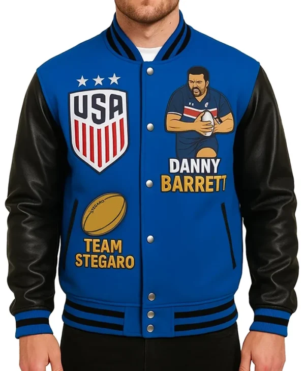 Gridson Feel Good Fridays Danny Barrett Varsity Jacket Front