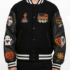Halloween Mistress of Evil Varsity Jacket Front Look