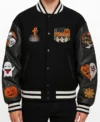Halloween Mistress of Evil Varsity Jacket Front Look