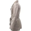Marissa Leather Coat Women Side Look