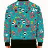 Screaming Faces Bomber Jacket Back Look