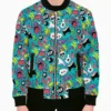 Screaming Faces Bomber Jacket Front
