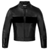 Sierra Racing Black Leather Jacket