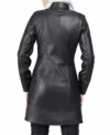 Sophie Genuine Leather Coats for Women Back Look
