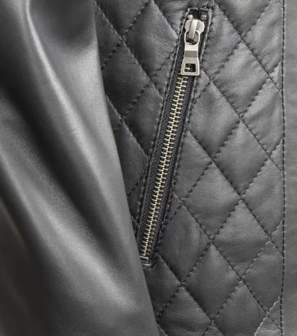 Sophie Genuine Leather Coats for Women Closer