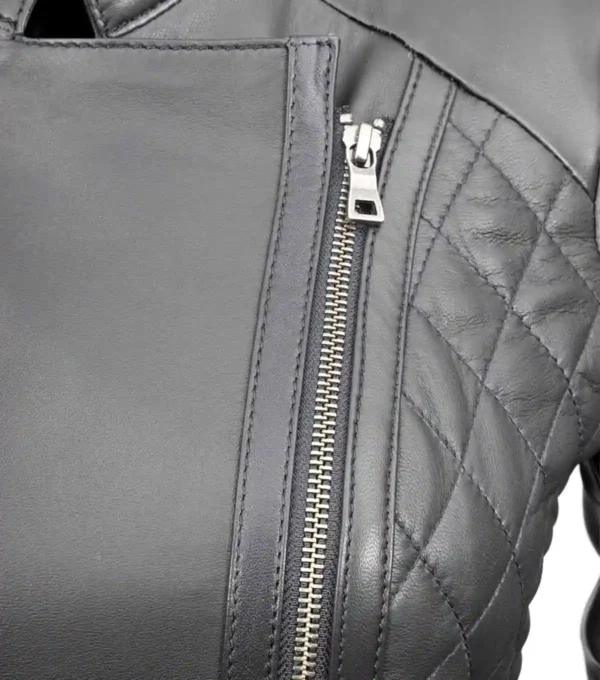 Sophie Genuine Leather Coats for Women Front