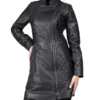 Sophie Genuine Leather Coats for Womens Front