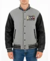 The Spooky Labubu Varsity jacket Front