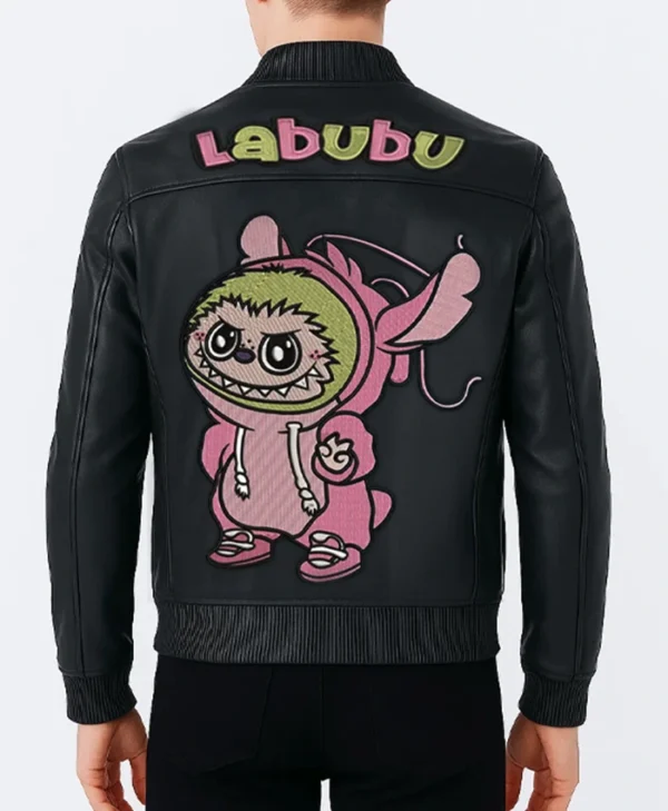 Zayden Labubu Bomber Jacket Back Look